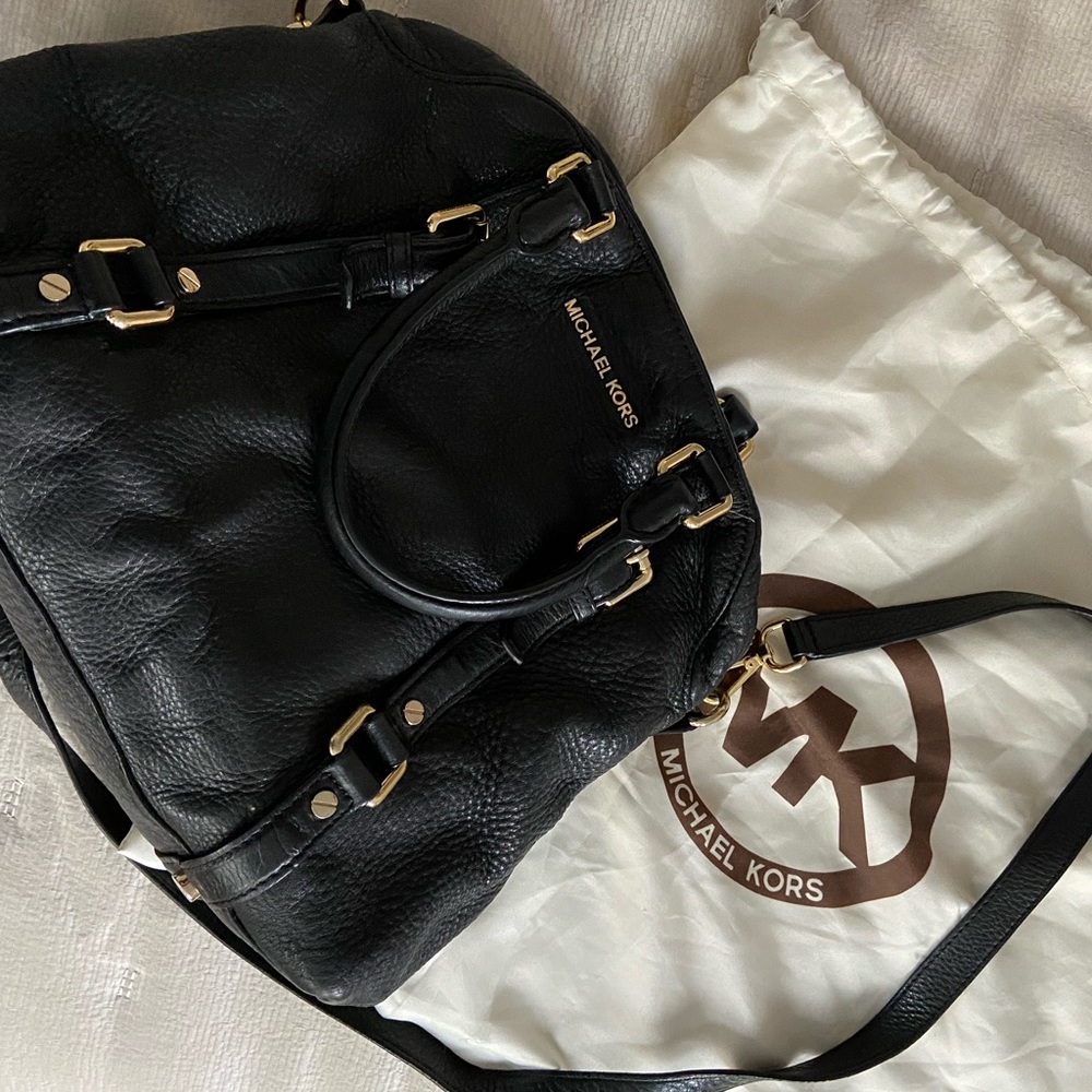 Black Michael Kors Bowler Bag